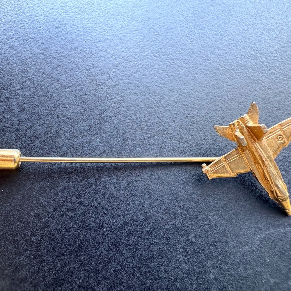 Vintage Fighter Jet Lapel/stick Pin